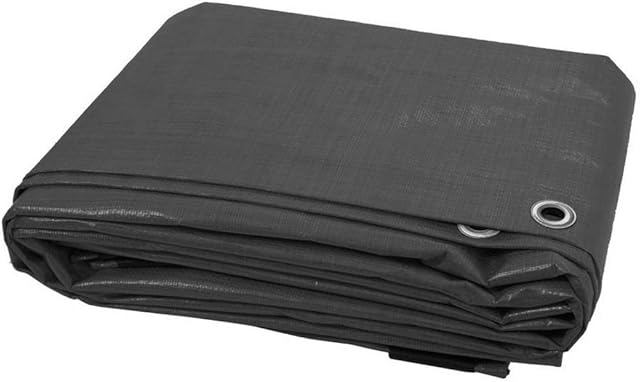 1.5 x 2 m Heavy-Duty 200 GSM Graphite Grey Tarpaulin Waterproof Furniture Caravan Cover Sheet Multipurpose