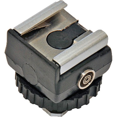 DL-0418 Hot Shoe Tripod Mount PC with 1/4-20 Female Thread Adapter-image-12