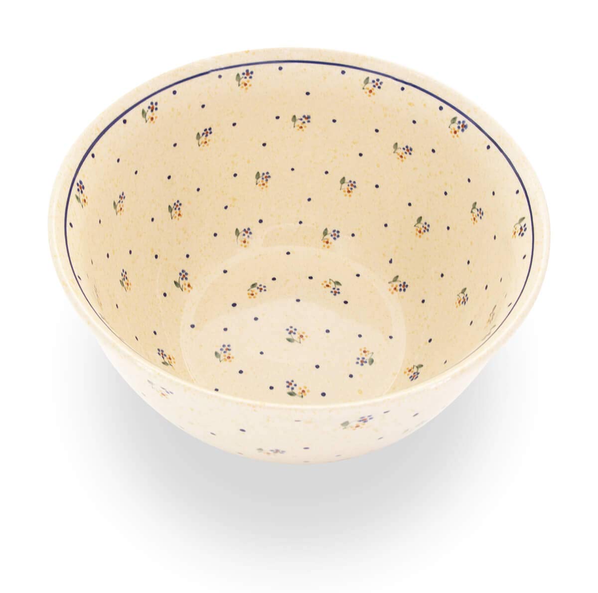 Bunzlauer Keramik Cuencos Ensaladera Ceramica grande ( – con interior decoración V = 4.5 L, decorada 111