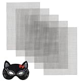 RAHHLIZS 5Stück 30×20cm Schwarz Fursuit Augen Kunststoffgitter Plastic Mesh
