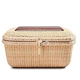 Teng Tian Nantucket Basket Basket Tea Fruit Basket Handicraft Storage Basket Desktop Organizer Woven
