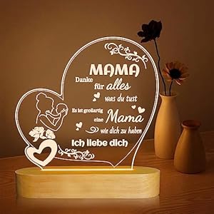 Anywin Herzform LED-Lampe FS1112W