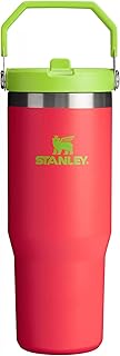 STANLEY Stainless Steel IceFlow Flip Straw Tumbler (Hibiscus, 30 oz)