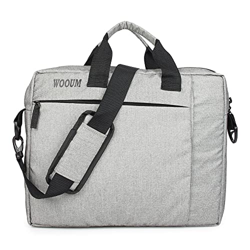 Image of Wooum 15.6 Inch Office Laptop Bags Briefcase for Men and Women Side Bag for Laptop Briefcase Slim messanger Bag for Laptop