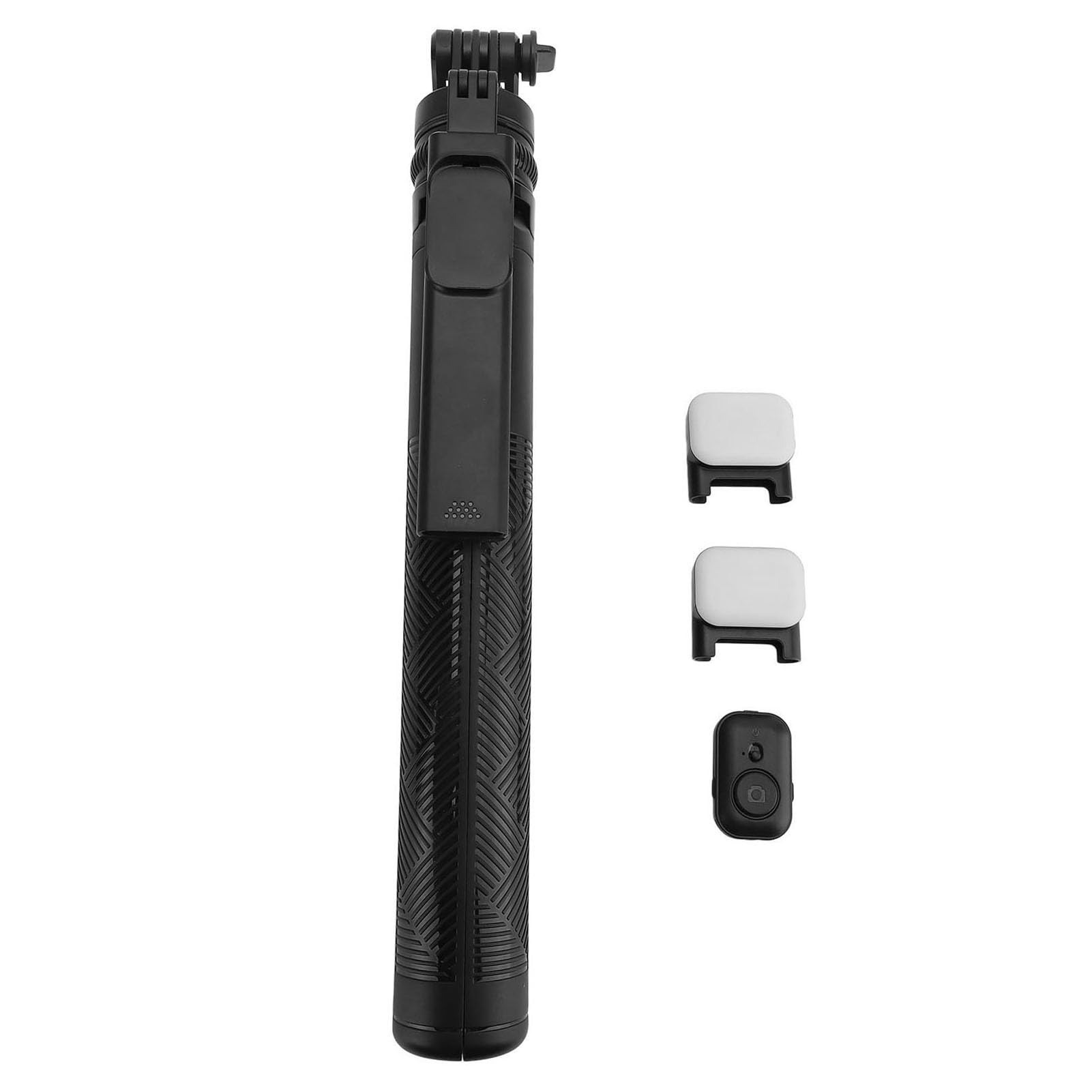 CHICIRIS Extendable Selfie Stick Tripod with Light Adjustable Height for