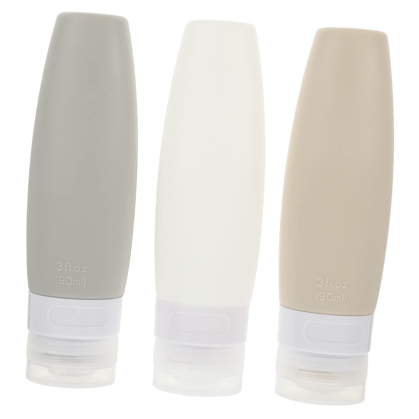 FOMIYES 9 Pz Bottiglia Di Lozione in Silicone Ricaricabile Vuoto Piccola Bottiglia Da Viaggio Sacchetti Di Plastica Per Il Trucco Flacone Cosmetico Viaggiare Gel Di Silice Conservazione