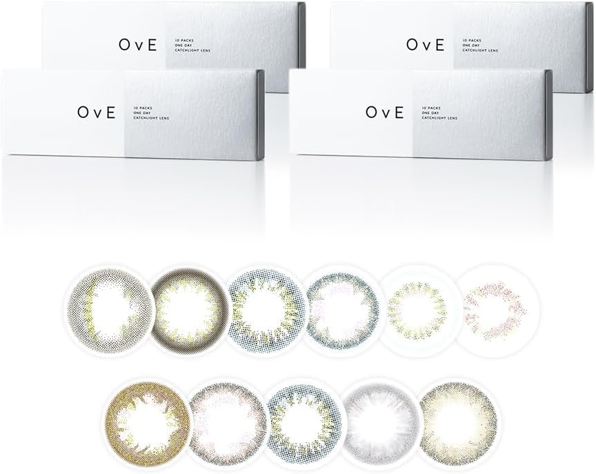 【4箱まとめ買い】カラコン OvE 7 オヴィ7【1箱10枚入り】度あり 度なし ワンデー 1day コンタクトレンズ（7／-5.7
