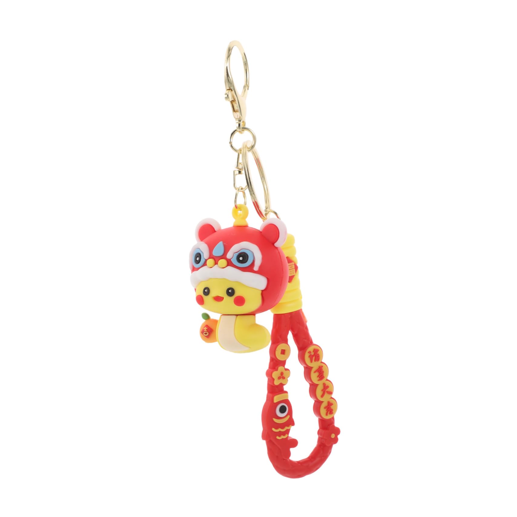 MUCKLILY Year Snake Keyring Snake Zodiac Animal Present Snake Car Keychain Charm