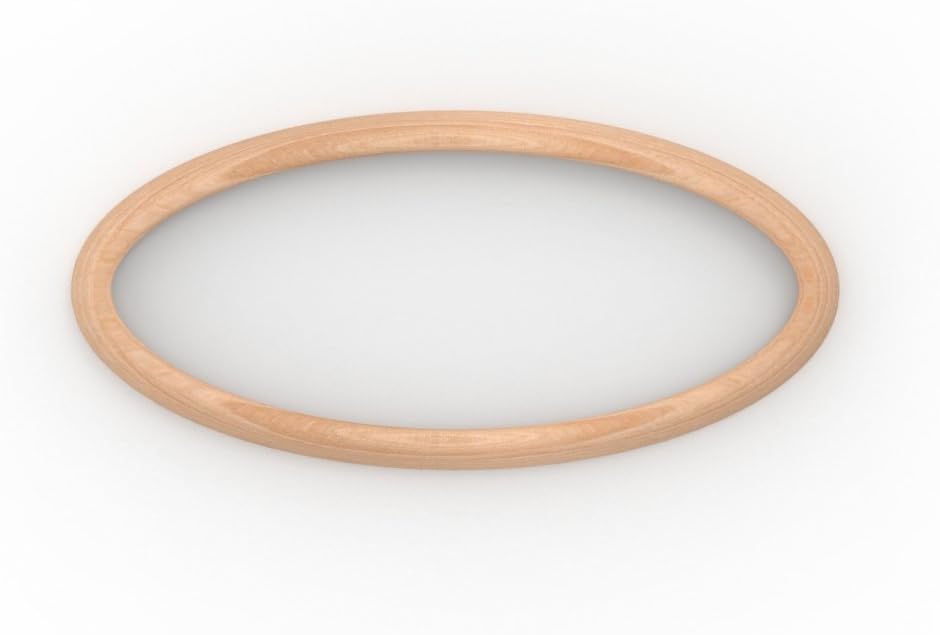 Ovalado estilo colonial para boiserie y decoración para interiores, de madera maciza Bahia, longitud 470 mm