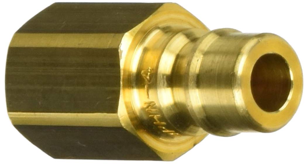 MSA630307 Brass Snap-Tite Male Plug with 1/4" Female NPT
