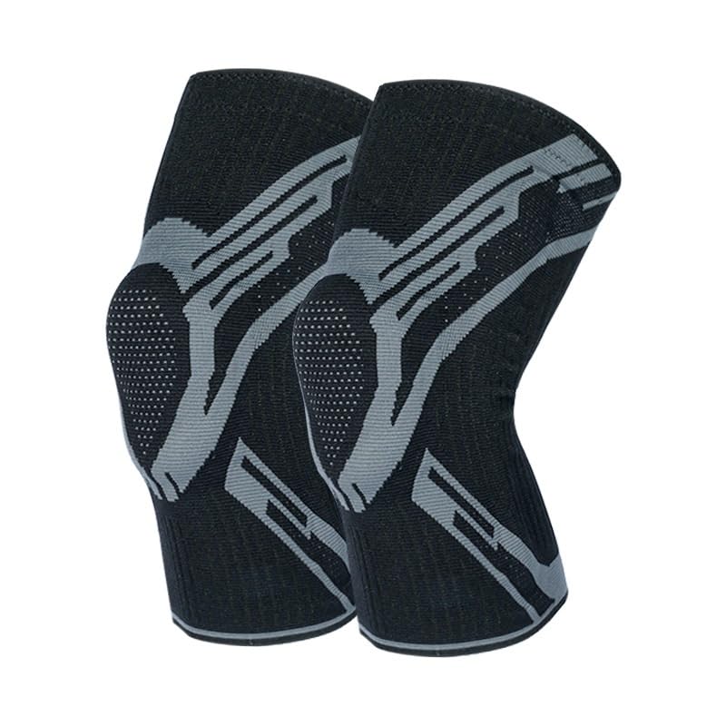 Sports Knee Pads Knitted Anti Slip Men's and Women's Shock-absorbing Outdoor Protective Gear