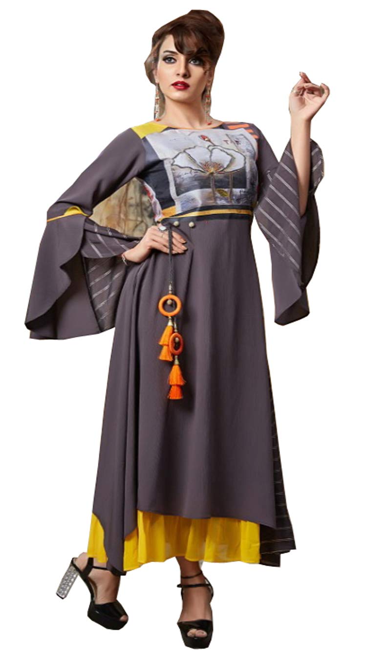 Aaditya Collections Women's Multi-coloured Cotton Dress (AADIC-05_FreeSize)