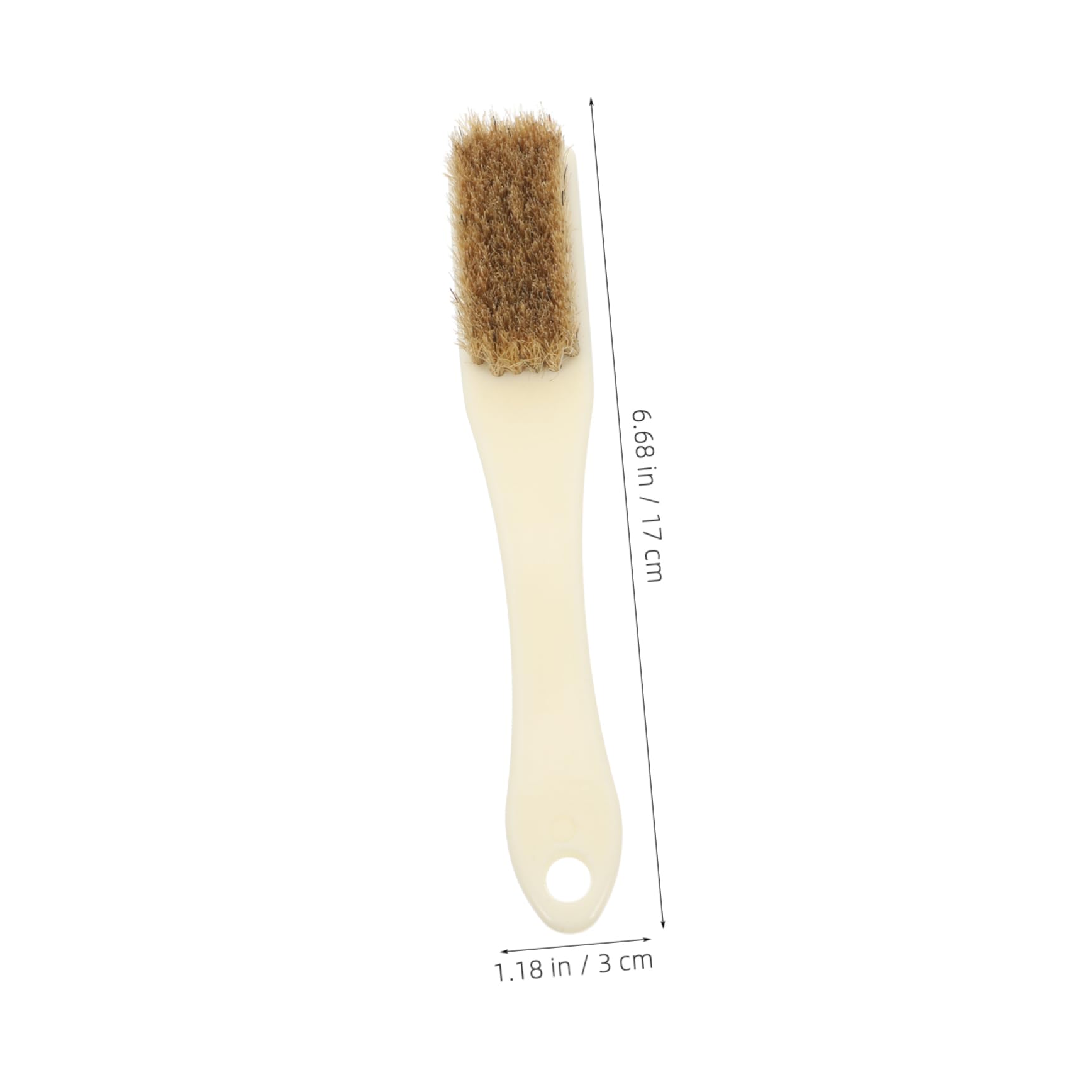 Holibanna Hard Bristle Crevice Brush Compact for Bathroom Kitchen and Window Brush for Rust and Grout Removal