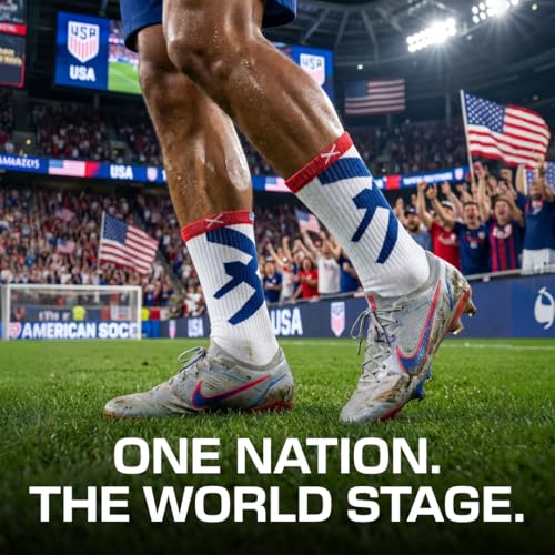Image of Lux Dual Grip Soccer Socks for Men & Women - DualGrip Engineered for Performance & Comfort - Anti-Slip Grip Socks for Soccer