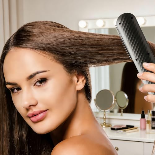 Cepillo Alisador Inalámbrico 2 en 1 para Cabello Corto miniatura 7