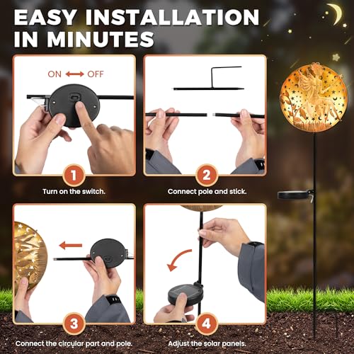 SUNCKET Solar Fairy Garden Lights, Fairy Garden Accessories & Decor - image 8