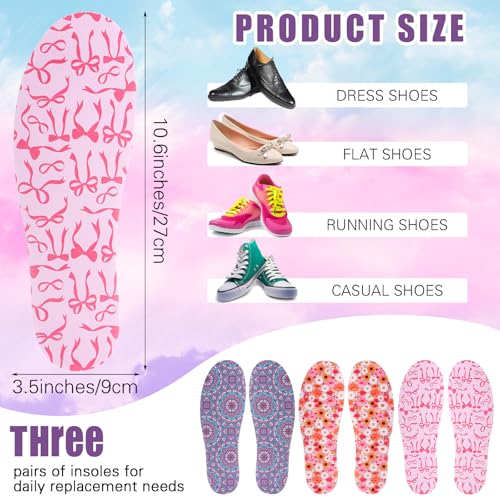 3 pares de plantillas invisibles para zapatos lavables miniatura 2