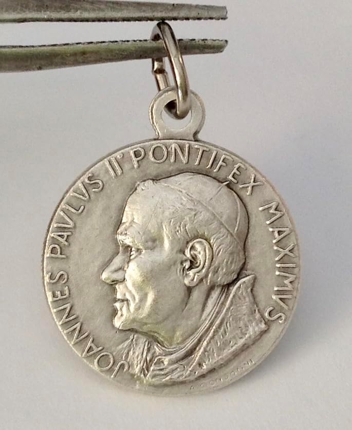 SAINT POPE JOHN PAUL II° (POPE KAROL WOJTYLA) MEDAL- THE PATRON SAINTS MEDALS - 100% MADE IN ITALY - Image 2
