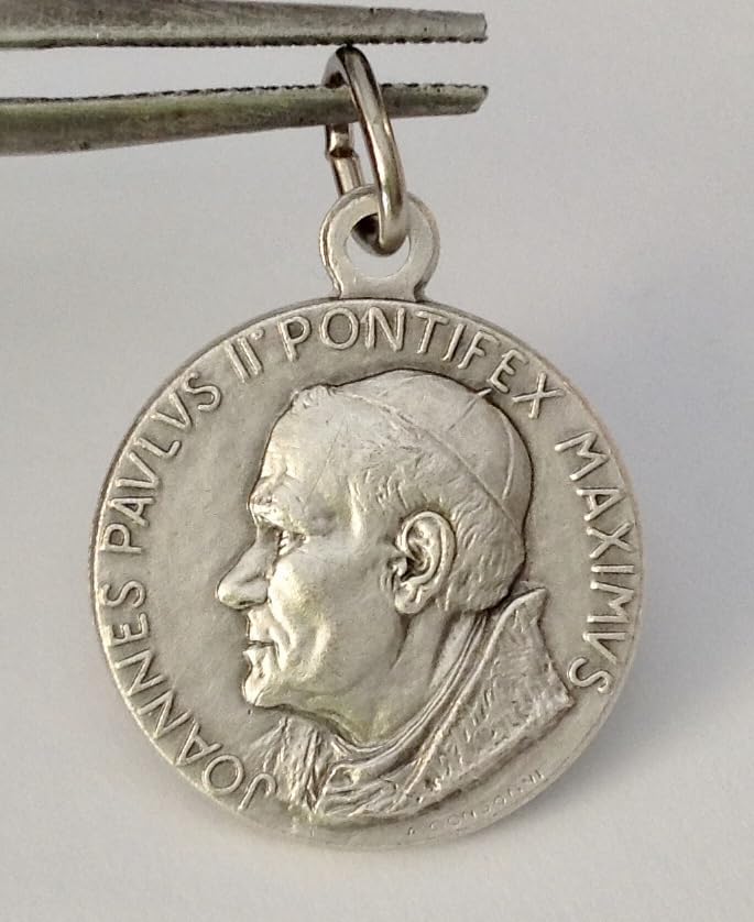 SAINT POPE JOHN PAUL II° (POPE KAROL WOJTYLA) MEDAL- THE PATRON SAINTS MEDALS - 100% MADE IN ITALY2