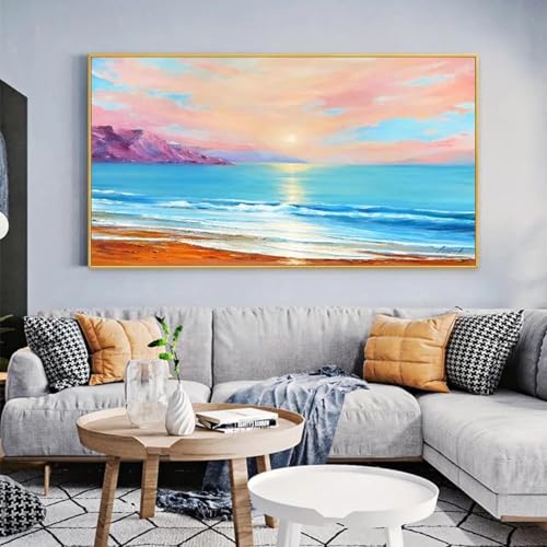 Peintures abstraites de paysage marin de qualité supérieure