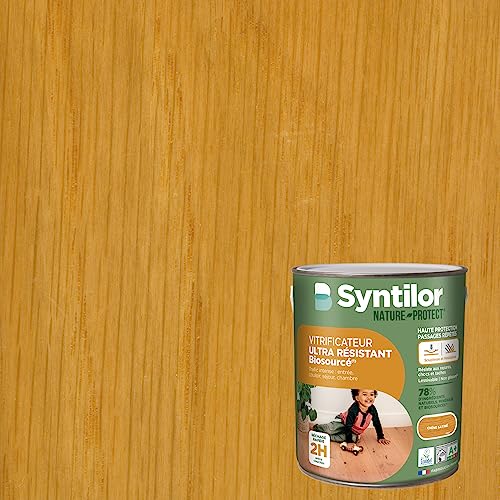 SYNTILOR - Vitrificateur Ultra Résistant Biosourcé Chêne Ciré 2,5L
