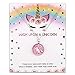 All Things Jaz-ze Unicorn Necklaces for Little Girls Birthday,Sleepover Parties - Cute Colorful Rainbow Fairy Tale Pendant Jewelry Wish Unicorn Gifts for Kids, Best Friends - (Unicorn Horse)