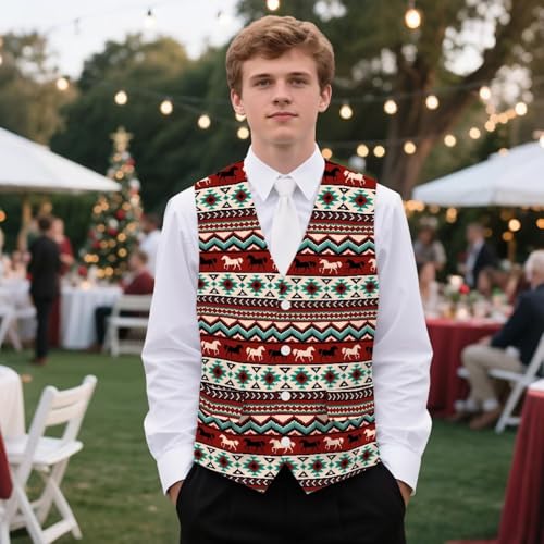 Mens Suit Vest Casual Dress Waistcoat Vest Sleeveless Jacket Suit Vests with Pockets Wedding for Suits or Tuxedo4