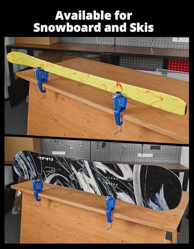 DEERFAMY Ski and Snowboard Vises for Tuning,Repair and Waxing，Non-Slip Snowboard Clamp with Rubber Pads, Vice Grips for Ski/Snowboard Tuning Equipment，3 Pieces/2 Pieces Set - Thumbnail 3