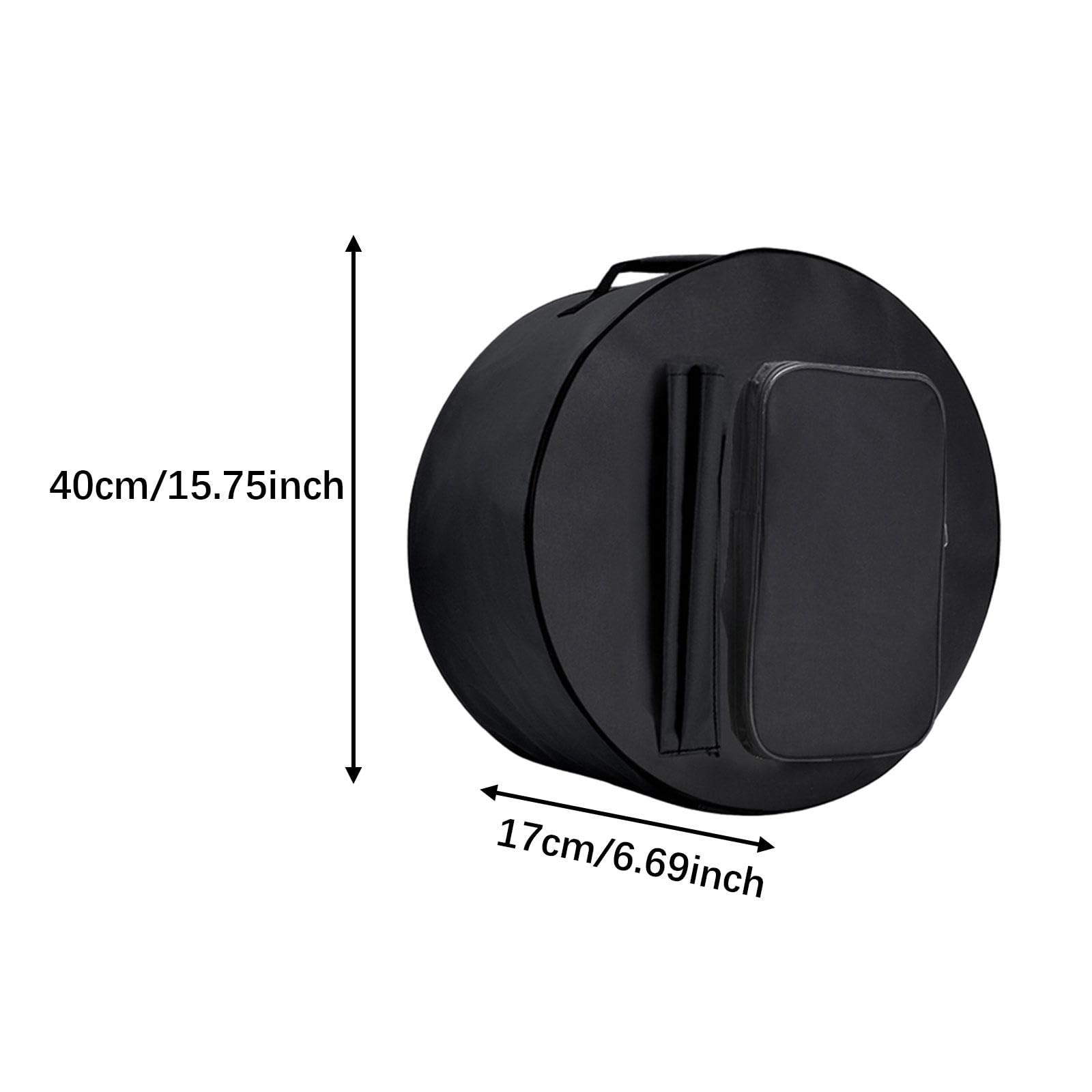 Bolsa para Caja, Estuche de Almacenamiento con Correa para El Hombro Y Bolsillo Exterior, Negro, 40cmx17cm