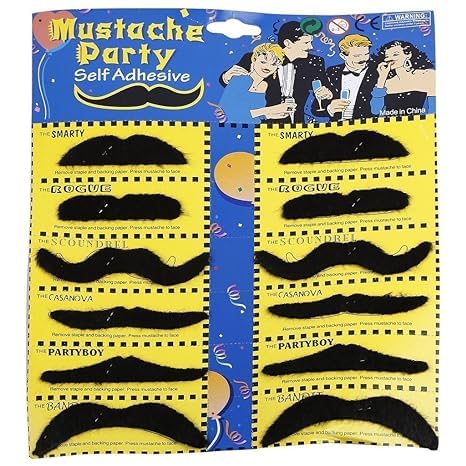 See full amazon price history chart for LUDALY Cotton Stickon Fake Black Moustache (Pack of 12) LUDALY Cotton Stickon Fake Black Moustache (Pack of 12) (B0CWVM5Q6S) Amazon Price History, Amazon Price Tracker