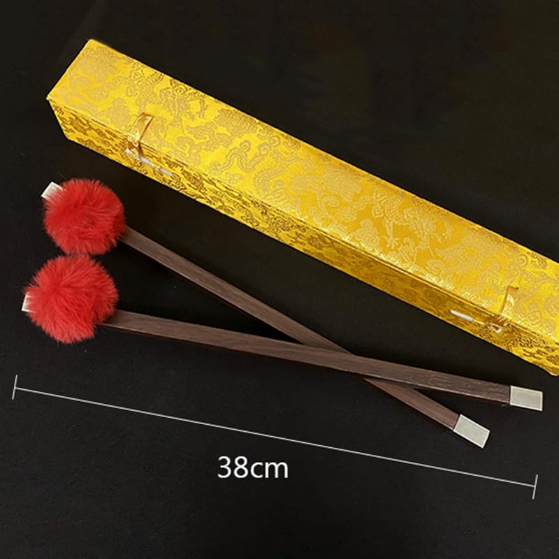 Chinesische Stäbchen (Holzmaserung) Zaubertricks Klassischer Zauberstab Magier Nahaufnahme Bühnenillusionen Gimmicks Requisiten Zubehör (rot)