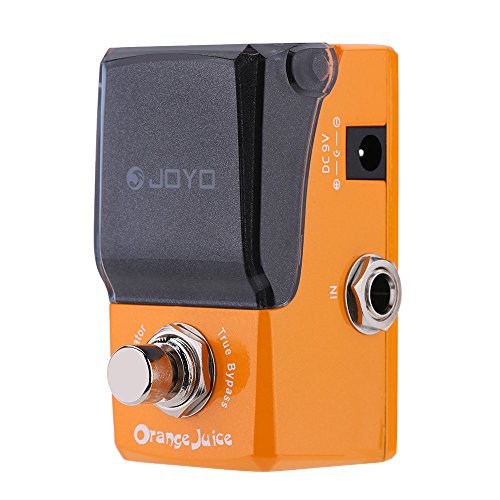 Joyo JF-310 Ironman Orange Juice - Minipedal de efectos para guitarra con simulador de amplificador