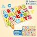 Aile Toddler Wooden Preschool Learning Alphabet Peg Puzzle Board Toys