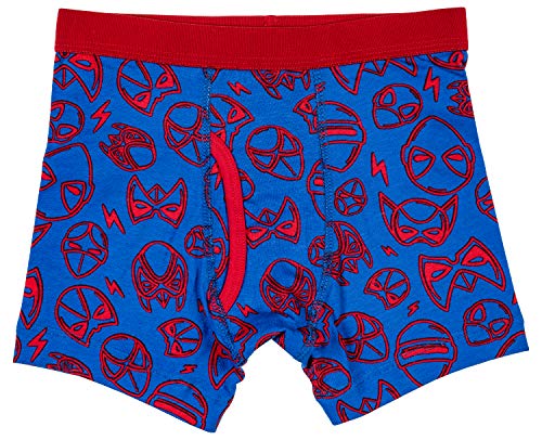 Trimfit Boys Cotton/Spandex Boxer Briefs (Pack of 4 Tagless Kids Underwear), Heart of Hero, Medium / 6-82