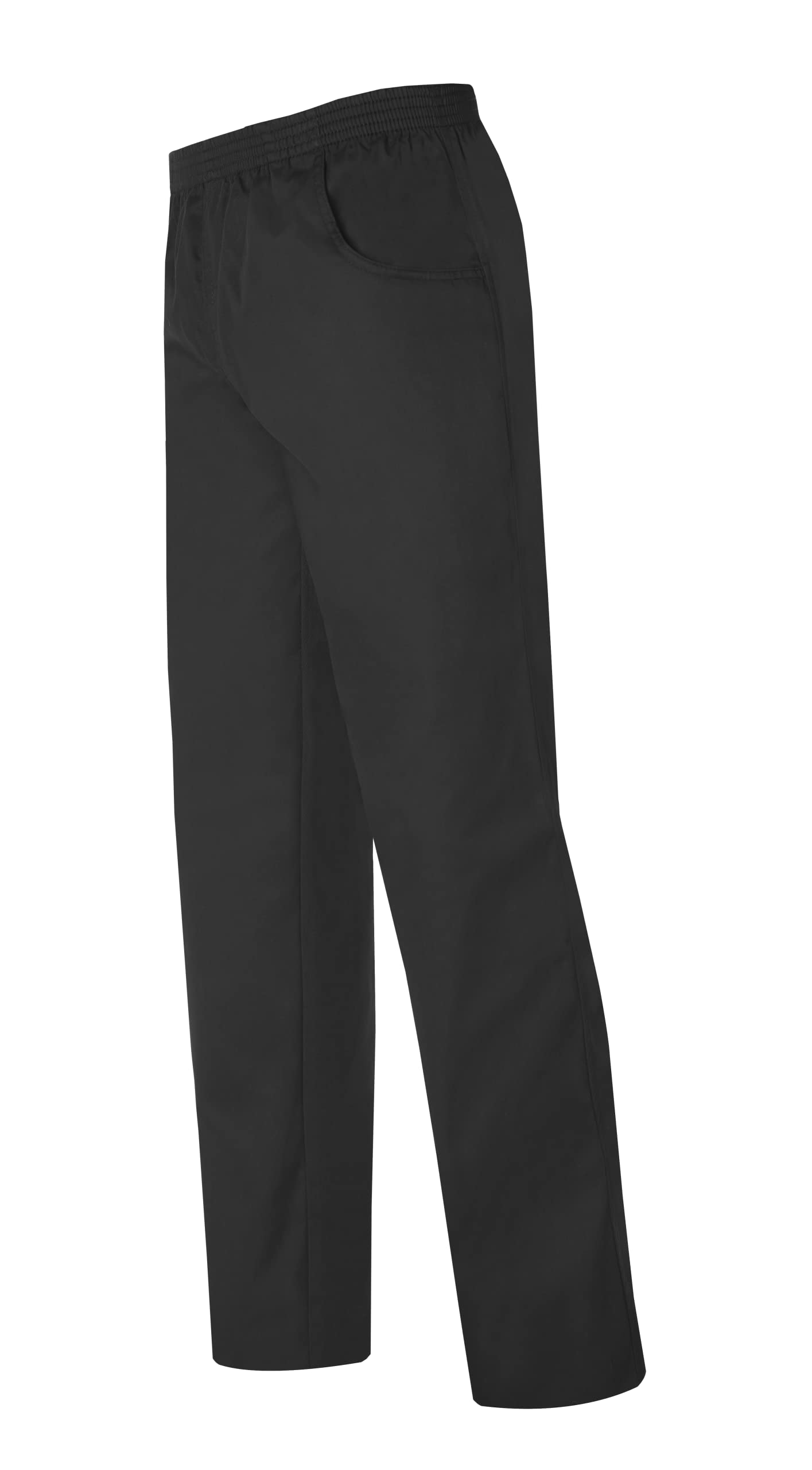 MONZA OBREROL Pantalón Largo Uniforme Cocina Unisex con Bolsillos Y Cintura elástica. Cocinero/Cocinera/Hostelería. Ref: 4115. Disfruta de la Excelencia.