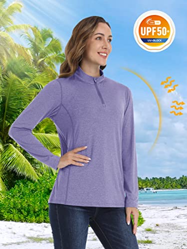 TACVASEN-Womens-UPF-50-Shirts-14-Zip-Sun-Protection-Long-Sleeve-Quick-Dry-Shirt-Lightweight-Hiking-Outdoor