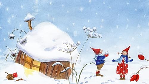 Pippa und Pelle im Schnee