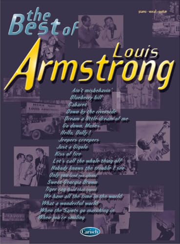  Louis Armstrong. The Best of (spartiti x piano, voce, chitarra)