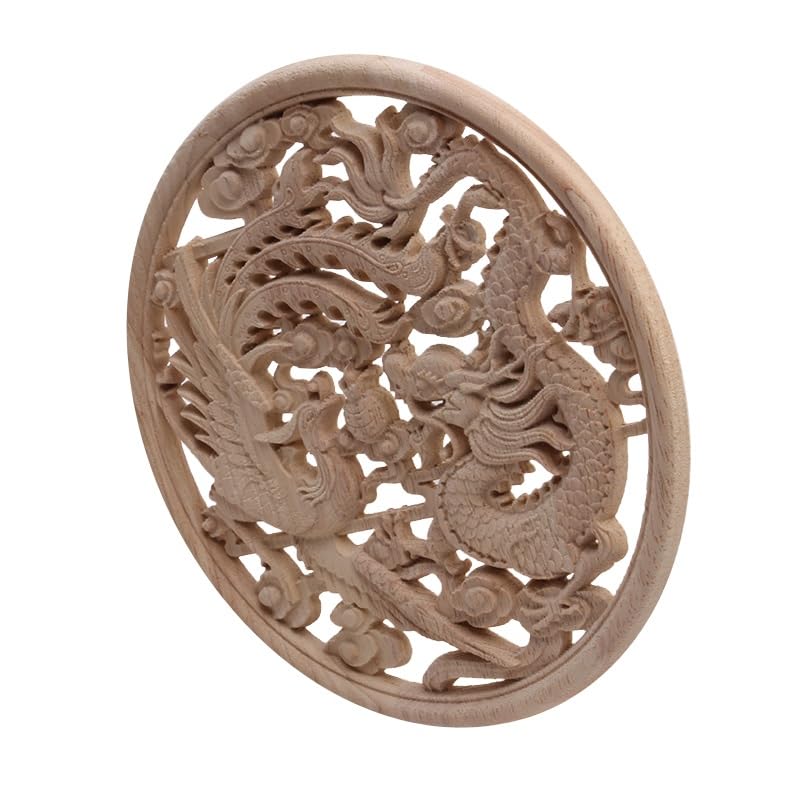 Molduras De Madera Madera maciza decorativa - Calcomanía de madera tallada for muebles decorativos(B153-5)