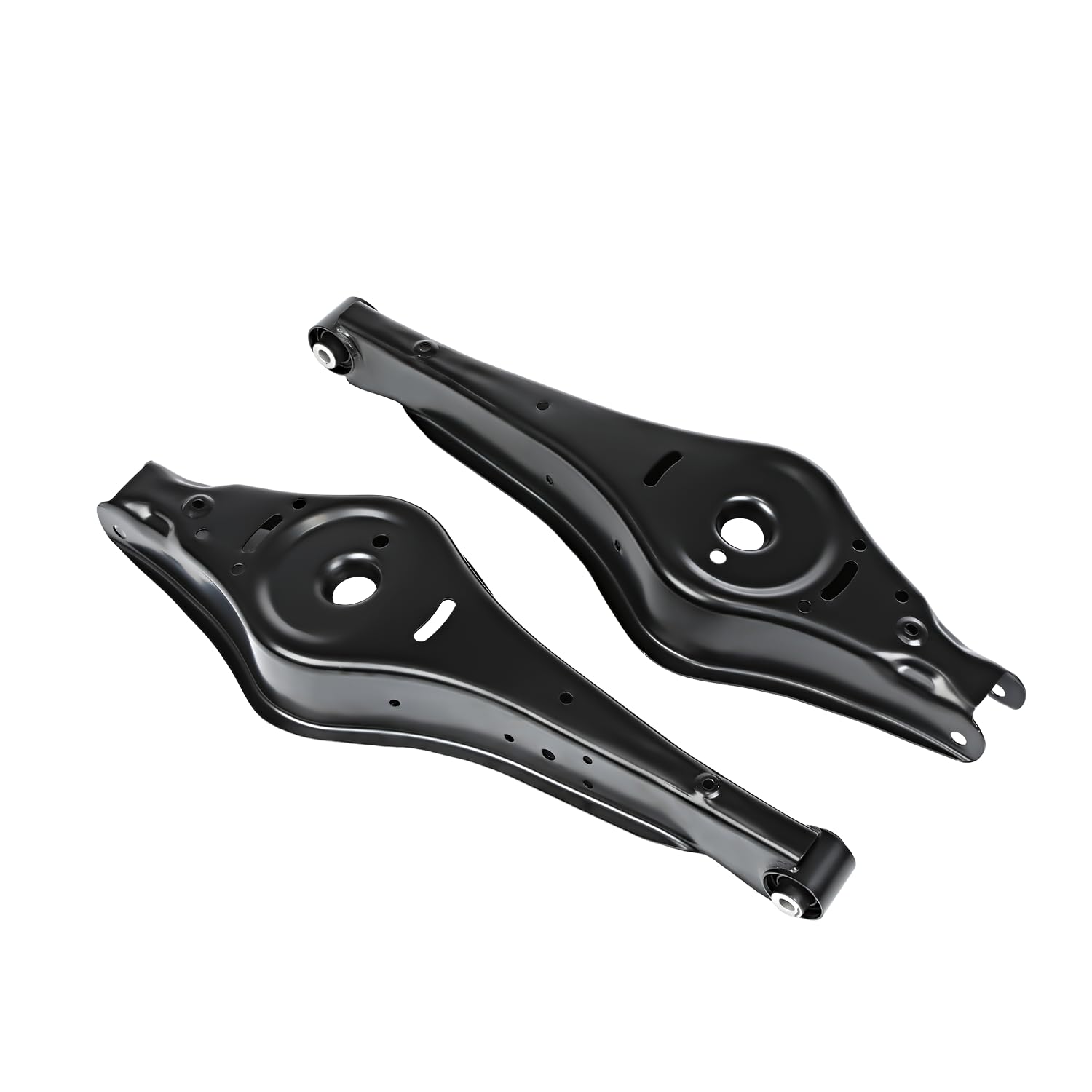 2x Braccio oscillante posteriore in basso a sinistra e destra Compatibile con Audi A3 8P1 per Seat Leon 1P1 per Skoda Octavia II 1Z3 per VW Golf V VI 1K0506311S, 1K0505311T