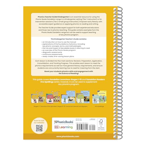 Phonic Books Dandelion Instructional Manual Kindergarten: The foundations of phonics, engaging activity ideas, lesson plans, progress tracking and assessment (Phonic Books Beginner Decodable) - Image 2