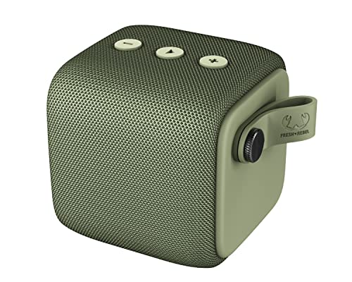 Fresh 'n Rebel Bold S - Bluetooth-Lautsprecher, 12 Stunden Akkulaufzeit, Freisprech-Set, wasserfest, Dried Green Cover