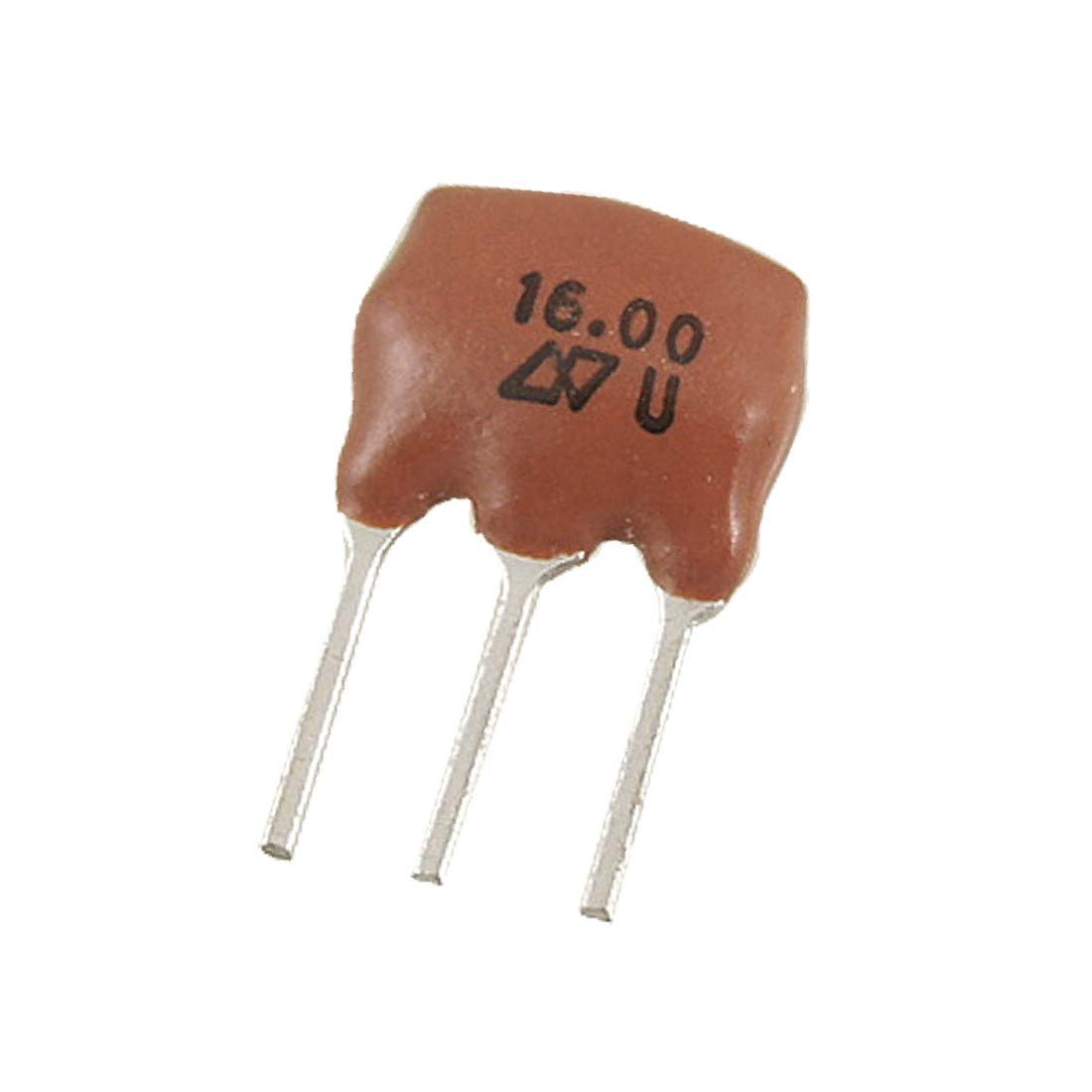 X-DREE ZTT Series 3 Pins 2.5mm Pitch 16.000 MHz Ceramic Resonators 5 Pcs (7aebc78a-a222-11e9-8d7c-4cedfbbbda4e)