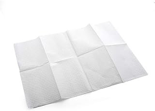 MediChoice Multi-Purpose 2-Ply Waffle Embossed Towels, Poly Tissue, 13 Inch x 18 Inch, White (Case of 500)