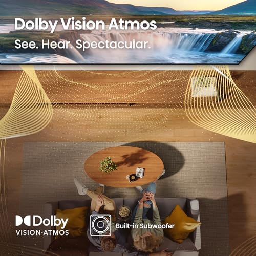 Image of Hisense 100-Inch Class QD6 Series QLED 4K UHD Smart Fire TV (100QD6QF, 2025 Model) - QLED, Native 144Hz, Dolby Vision IQ, Dolby Atmos, Motion Rate 240, HDR 10+, Game Mode Plus, Alexa Built in