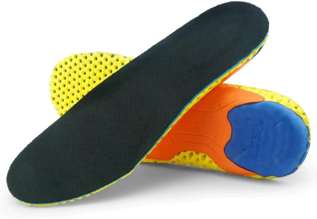 EVA Adult Mild to Moderate Flat Foot Arch Support Insole Inside and Outside The Figure Eight Sports Insole(35) D 35 - Image 1 of 5