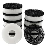 Aynaxcol 20 Packs Replacement Aquarium Maintenance Kit, Aquarium Sponge Foam and Carbon Rings Set, Replacement for Biorb Filter