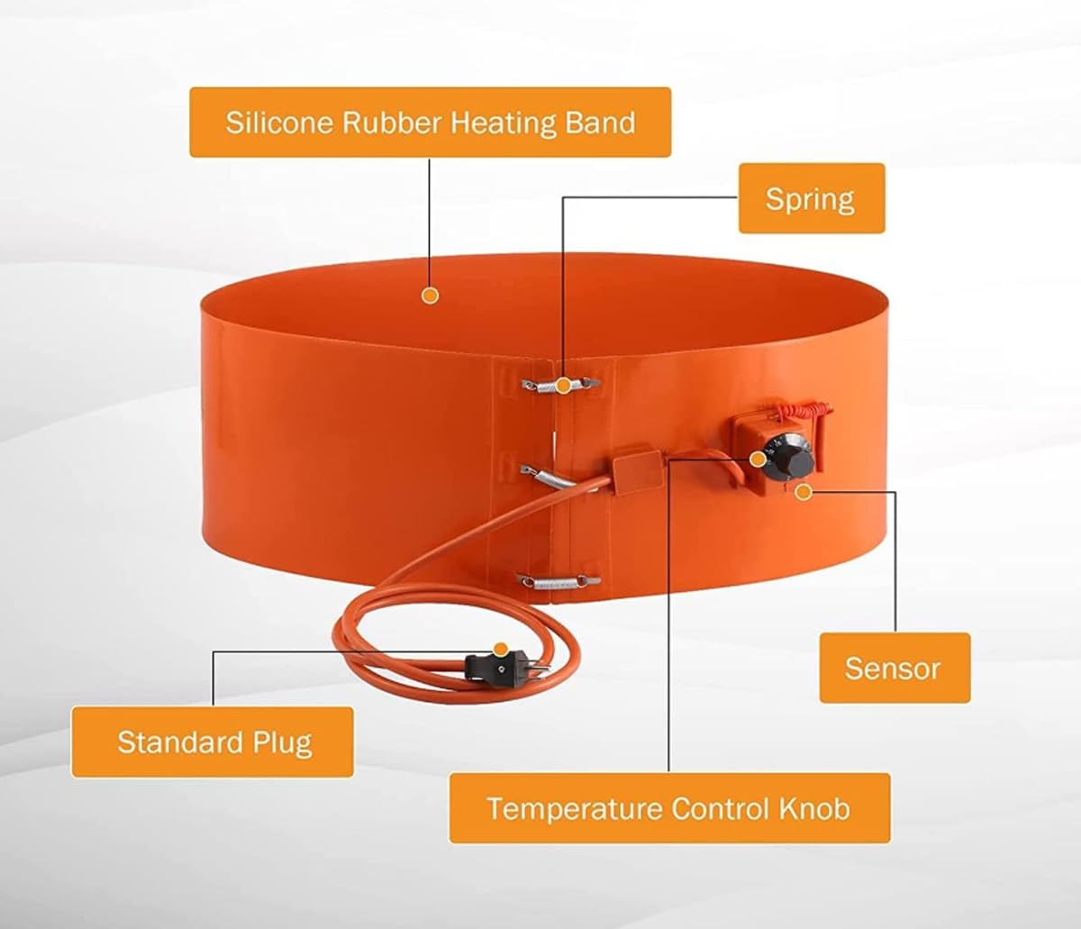 Transport Drum, Open Head, 55 gal., Blue