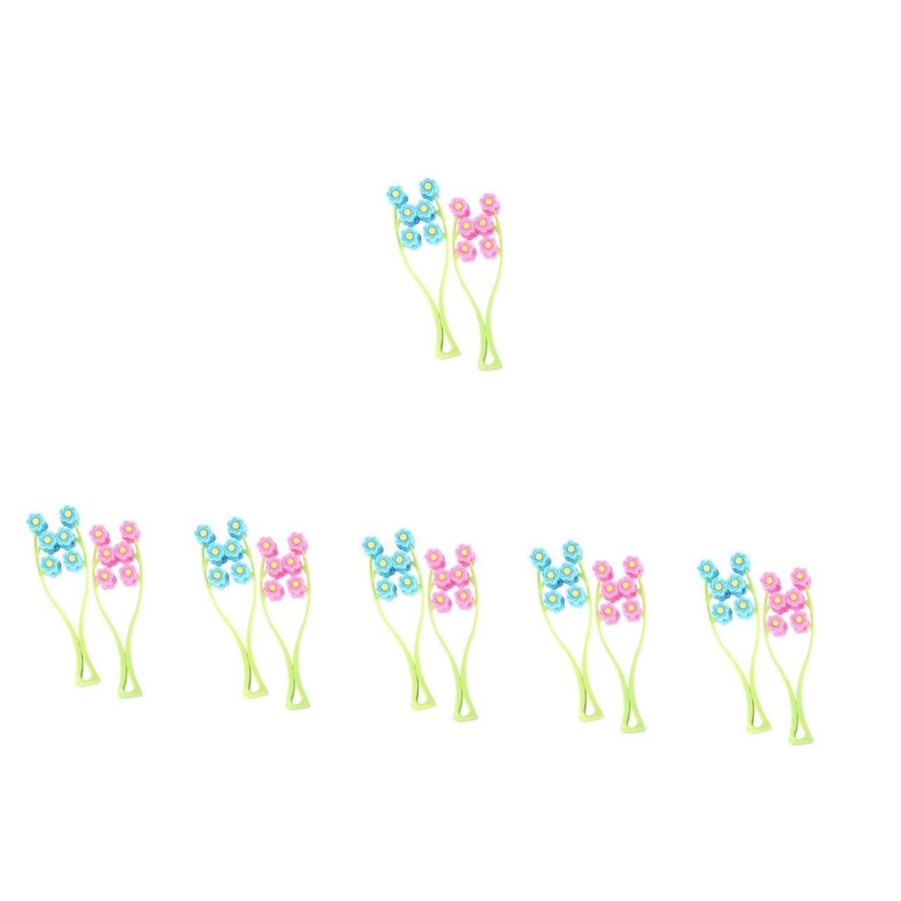 minkissy 12 Pcs Massager Roller for Face Manual Facial Massager Face Tightening Roller Elastic Facial Roller Eye Massagers Dark Circle Remover Pp Massage Stick Miss Skin Care