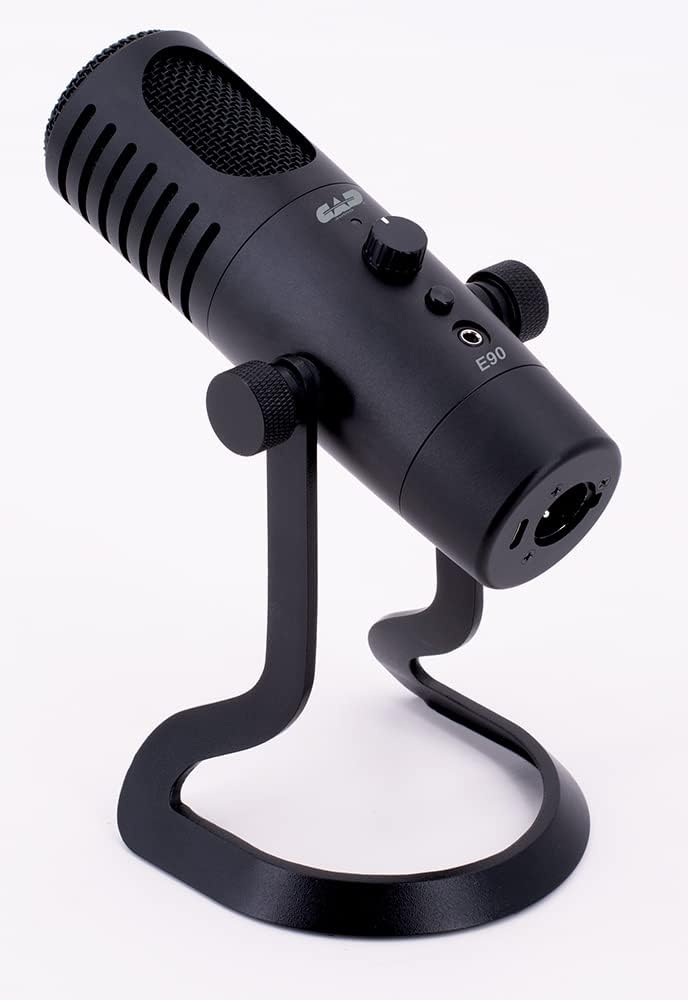 CAD Audio E90 Dynamic Front-Address Broadcast Microphone – XLR & USB-C Outputs
